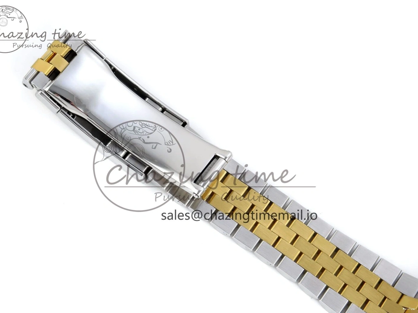 MiroTime 1223 Attractive DateJust 36 126283RBR EWEF Best Edition YG Diamonds Dial on SS YG Jubilee Bracelet A 635